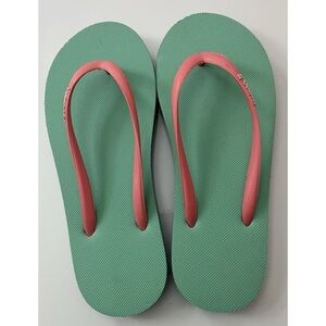 Feelgoodz • Teal Pink Blue Flip Flops